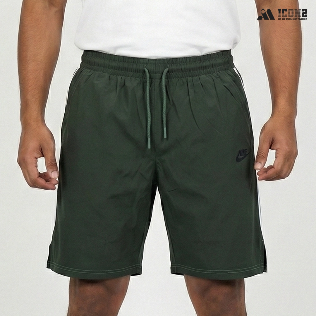 5 nike shorts black by ICON2 Nike Summer Sport Shorts for Men - Olive - Image 1