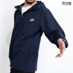 . Nike Dobby Full Zipper Hoodie - Navy - Image 2