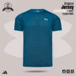 Under Armour Jersey T-Shirt Flash Print - Blue