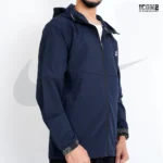 . Nike Dobby Full Zipper Hoodie - Navy - Image 3