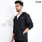 ICON2 Dobby Full Zipper Hoodie - Black - Image 2