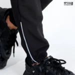 ICON2 Dobby Fabric for Mens Trousers - Black - Image 3