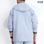 Nike Dobby Zip-Up Hoodie - Ash - Image 3