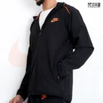 Nike Dobby Full Zipper Hoodie - Orange - Image 2