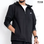 .Nike Dobby Full Zipper Hoodie - Black - Image 2