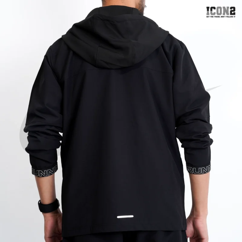 04. nike black hoodie with zip