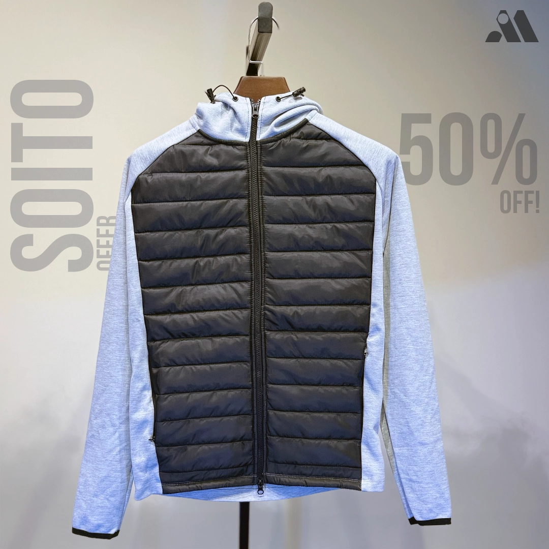 ash 01. premium padding jacket by ICON2 ICON2 Premium Padding Jacket - Ash - Image 1