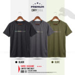 Puma Drycell T-shirt - 3 Colors Combo (Black, Anthra & Olive)